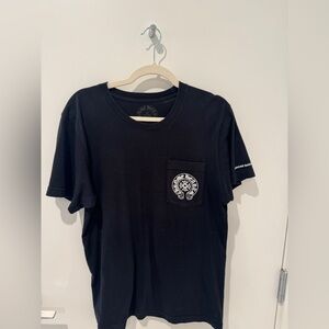 Chrome Hearts Black Horseshoe Pocket T-shirt